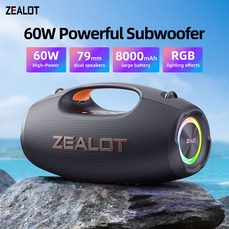 Jbl Speaker Flip 6 - ZEALOT-S86 Altavoz Inalámbrico 60W | Batería