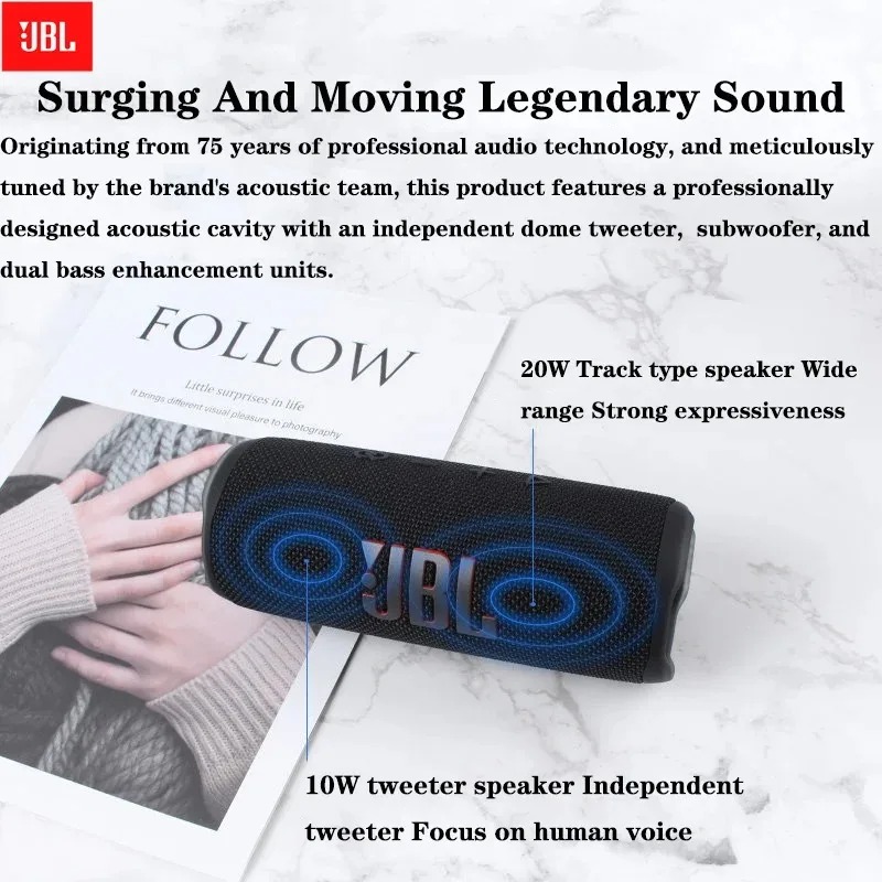 Altavoz Inalámbrico JBL Flip 6 - Jbl Speaker Flip 6 reseña y precio