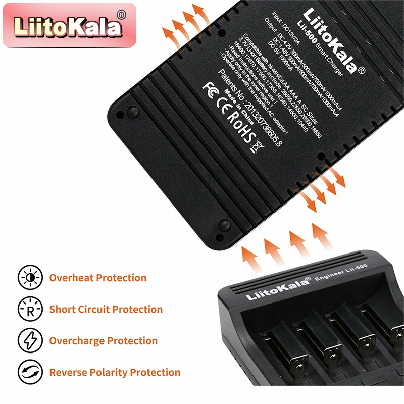 Cargador de Baterías LiitoKala - Vape Battery 18650 reseña y precio